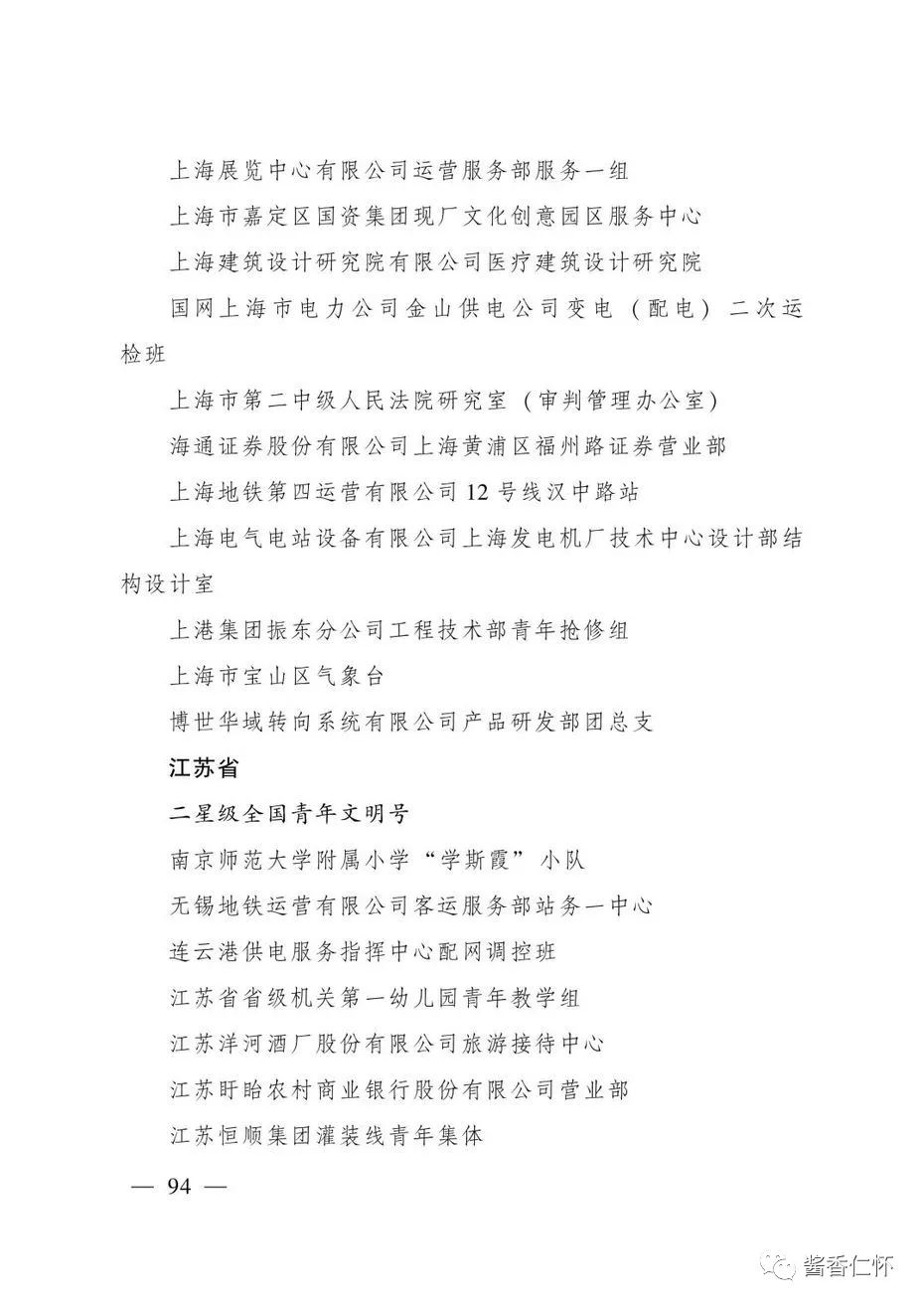 “全国青年文明号”！仁怀市税务局第一税务分局上榜→-酒通社