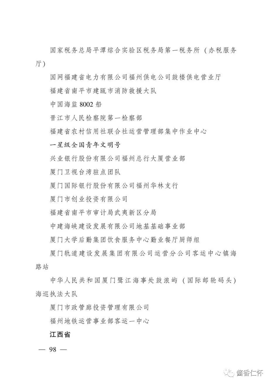 “全国青年文明号”！仁怀市税务局第一税务分局上榜→-酒通社
